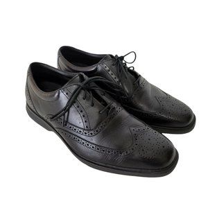 Rockport DresSports Shoes Mens 8W Black Casual Dress K32570